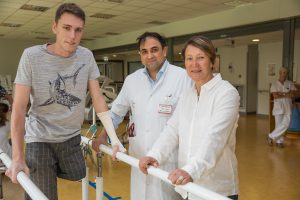 Carole MONTILLET, championne olympique de descente, marraine de la priorité Traumatologie, soutient le Fonds de dotation du CHU Grenoble Alpes