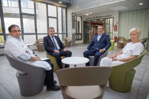 Gilles TRIGNAT, président de GILLES TRIGNAT RESIDENCES, et Christian ZANNINI Président de GTL INTERNATIONAL,, sont tous les deux mécènes du Fonds de dotation du CHUGA